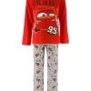 Disney Cars Pyjama "Cars" In Grau/ Rot