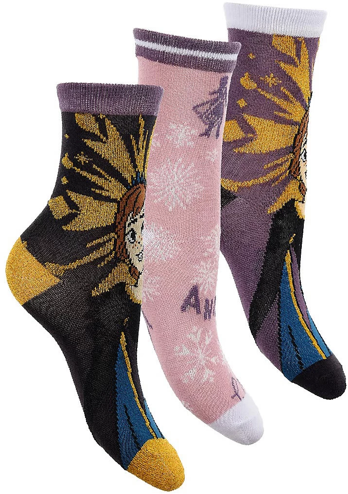 Disney Die Eiskönigin Socken 3er Pack 1 Disney Die Eiskönigin Socken 3er Pack