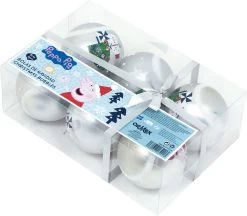 Weihnachtsbaumkugeln/Christbaumkugeln Peppa Pig Silber, 8 Cm, 6 Stück 5 Weihnachtsbaumkugeln/Christbaumkugeln Peppa Pig Silber, 8 Cm, 6 Stück -Angebote Märchen & Magie Store disney die eiskonigin weihnachtsbaumkugeln christbaumkugeln peppa pig silber 8 cm 6 stuck 2