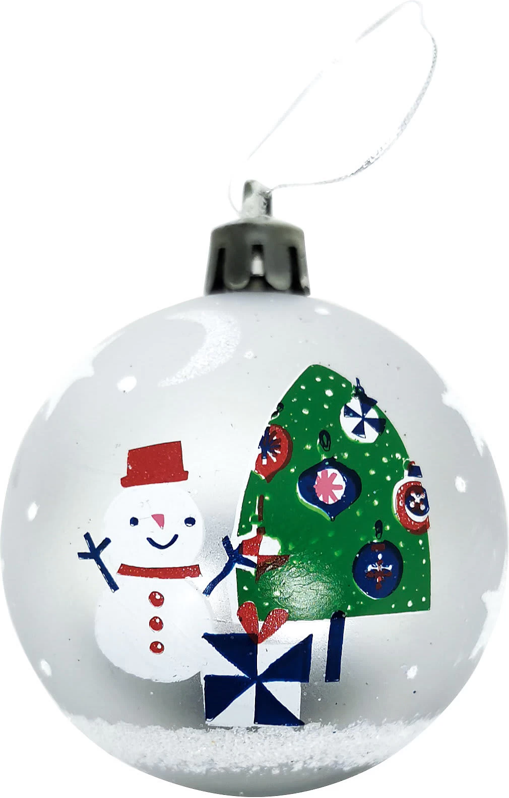 Weihnachtsbaumkugeln/Christbaumkugeln Peppa Pig Silber, 8 Cm, 6 Stück 1 Weihnachtsbaumkugeln/Christbaumkugeln Peppa Pig Silber, 8 Cm, 6 Stück