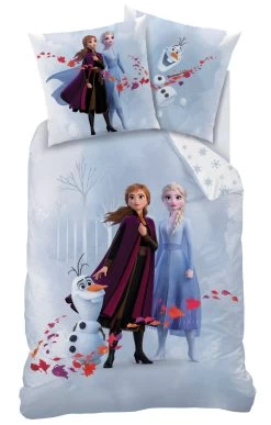 Disney Frozen Mädchen Bettwäsche-Set "Disney's Frozen Eiskönigin 2" In Hellblau