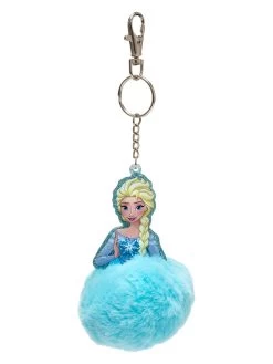 Schlüsselanhänger "Disney Frozen - Elsa" In Hellblau - (B)4 X (H)8 Cm