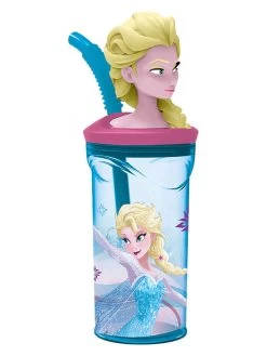 Disney Frozen Trinkbecher "Frozen" In Hellblau - Ø 9 Cm - (H)22 Cm