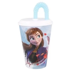 Disney Frozen Trinkbecher Mit Deckel Die Eiskönigin In Bunt