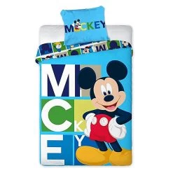 2-tlg.Set: Kinderbettwäsche Mickey Mouse In Bunt