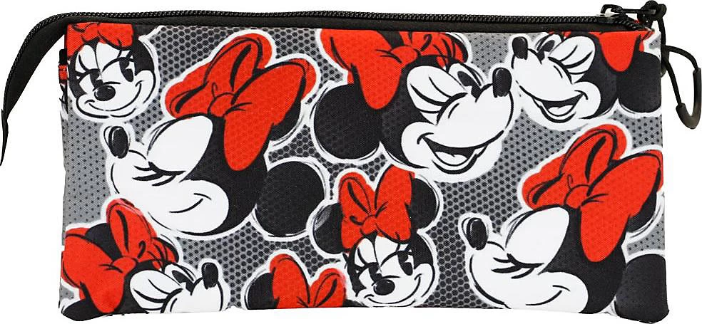 Triple-Schlampermäppchen Disney Minnie Mouse Retro, Unbefüllt 3 Triple-Schlampermäppchen Disney Minnie Mouse Retro, Unbefüllt – Bild 3