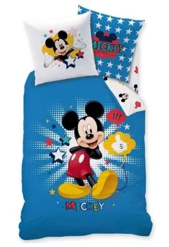 Kinder Bettwäsche-Set "Disney's Mickey Mouse" In Blau