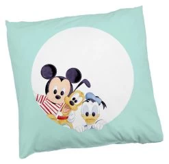 Kinder Bettwäsche-Set "Disney's Mickey Mouse, Pluto & Donald Duck" In Mint -Angebote Märchen & Magie Store disney mickey mouse kinder bettwasche set disneys mickey mouse pluto and donald duck in mint 3