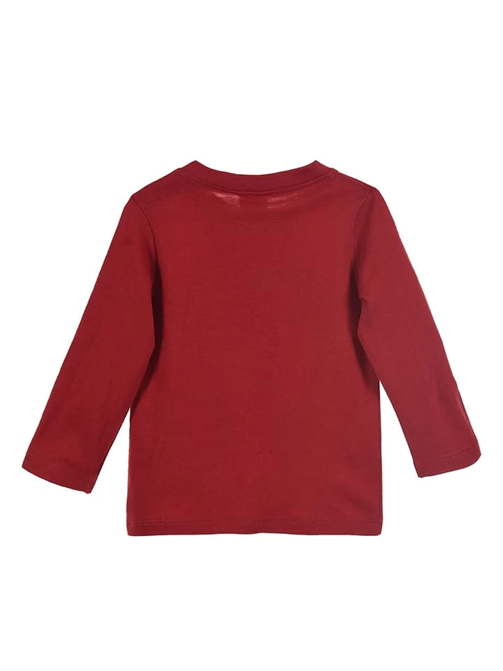 Longsleeve "Mickey" In Bordeaux 2 Longsleeve "Mickey" In Bordeaux – Bild 2