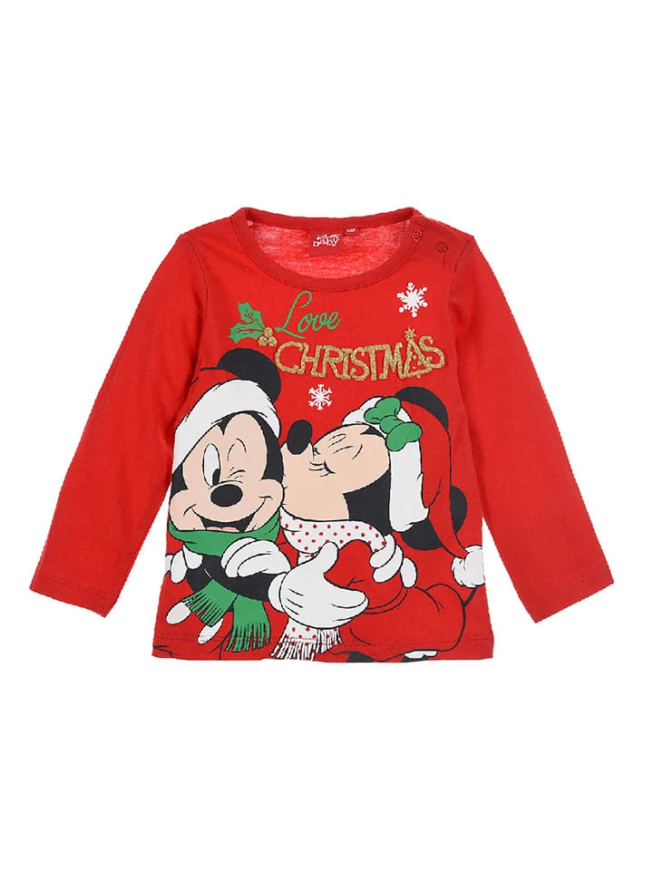 Longsleeve "Mickey" In Rot 1 Longsleeve "Mickey" In Rot