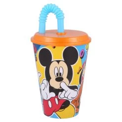 Trinkbecher Mit Deckel Mickey Mouse In Bunt