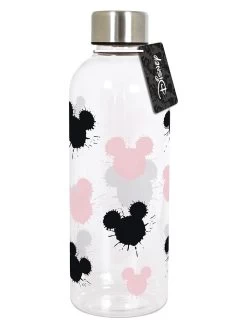 Trinkflasche "Mickey Mouse" In Transparent/ Schwarz/ Rosa - 850 Ml