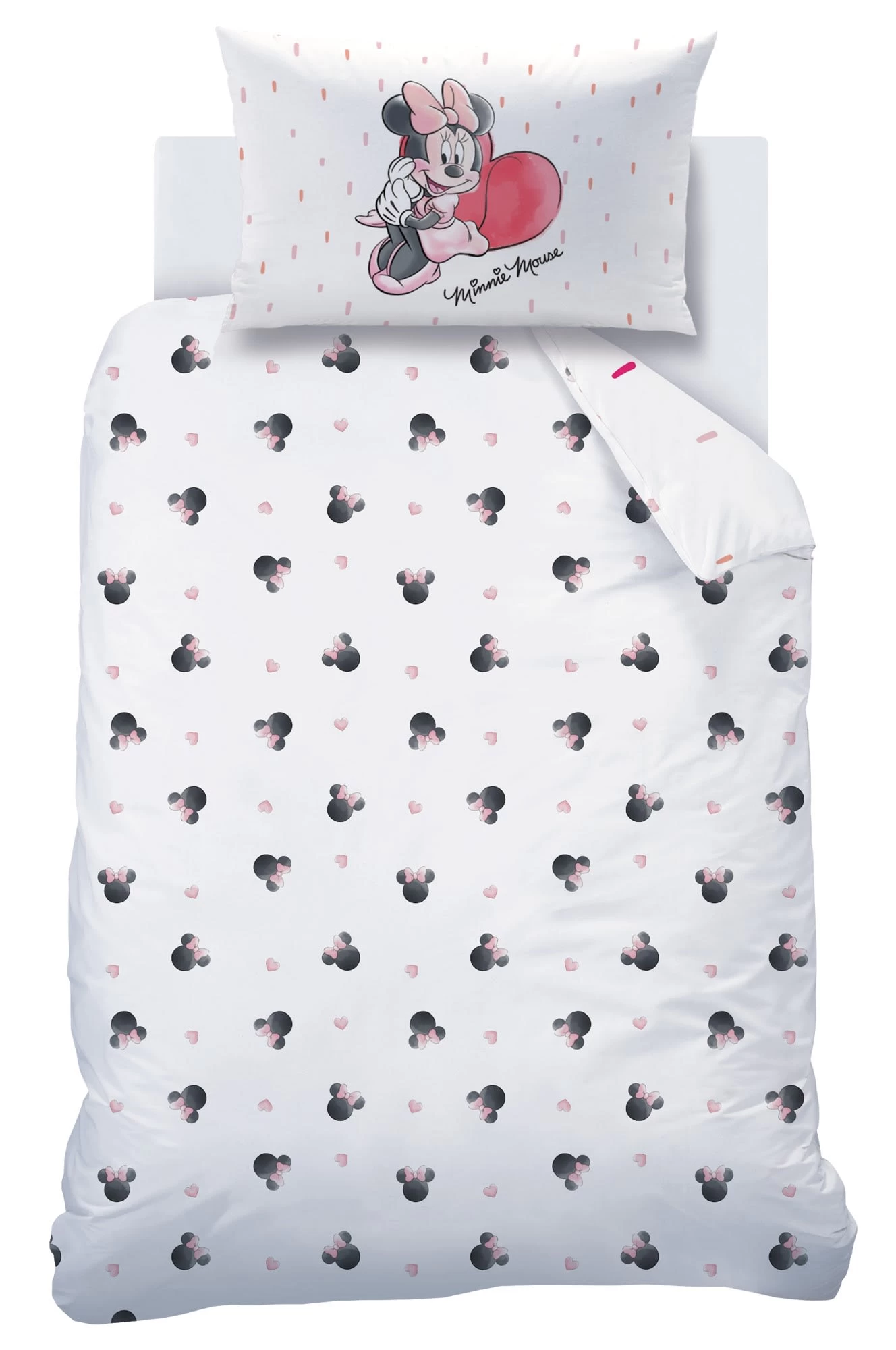 Baby Bettwäsche-Set Flanell "Disney's Minnie Mouse" In Weiß 2 Baby Bettwäsche-Set Flanell "Disney's Minnie Mouse" In Weiß – Bild 2
