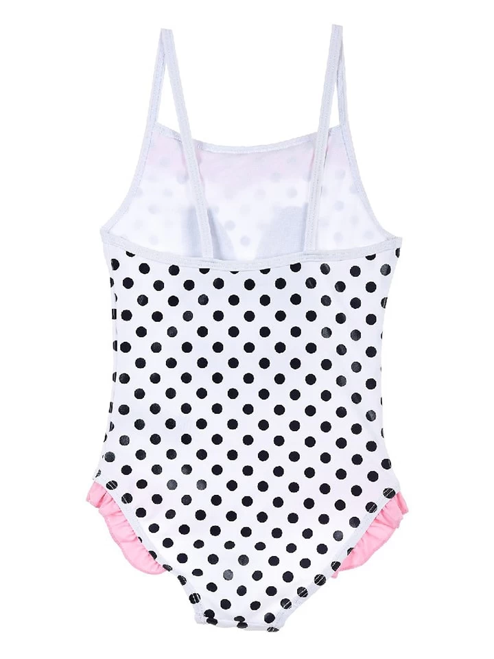 Badeanzug "Minnie Mouse" In Weiß/ Rosa 2 Badeanzug "Minnie Mouse" In Weiß/ Rosa – Bild 2