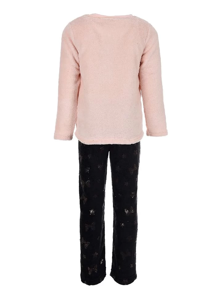 Pyjama "Minnie Mouse" In Rosa/ Schwarz 2 Pyjama "Minnie Mouse" In Rosa/ Schwarz – Bild 2