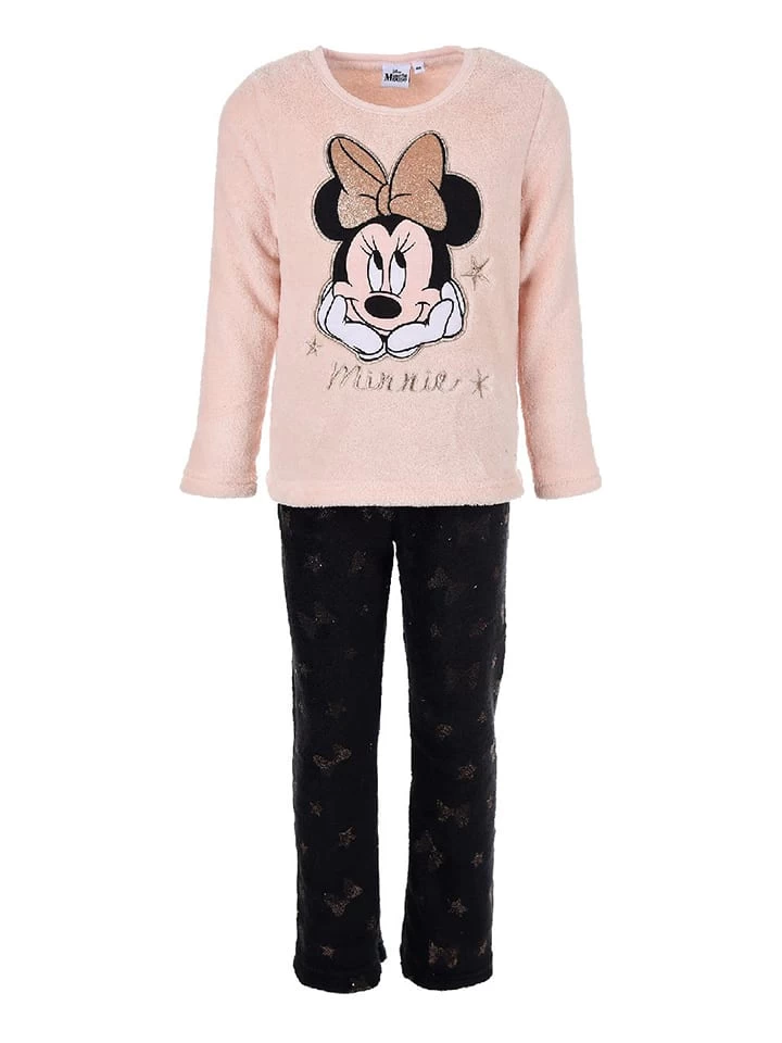 Pyjama "Minnie Mouse" In Rosa/ Schwarz 1 Pyjama "Minnie Mouse" In Rosa/ Schwarz