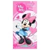 Strandtuch Minnie Mouse Herz - (L) 140 Cm X (B) 70 Cm In Rosa
