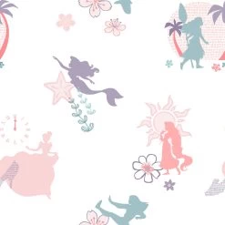 Disney Princess Mädchen Bettwäsche-Set "Arielle, Vaiana, Rapunzel, Cinderella" In Weiß -Angebote Märchen & Magie Store disney princess madchen bettwasche set arielle vaiana rapunzel cinderella in weiss 3